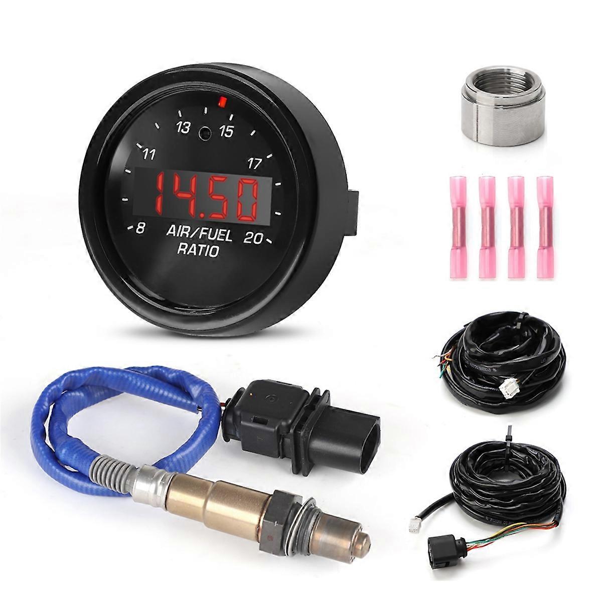 Car O2 Air Fuel Ratio Gauge Kit EM 30-0300 X-Series Wideband LSU 4.9 0258017025 Oxygen Sensor for C