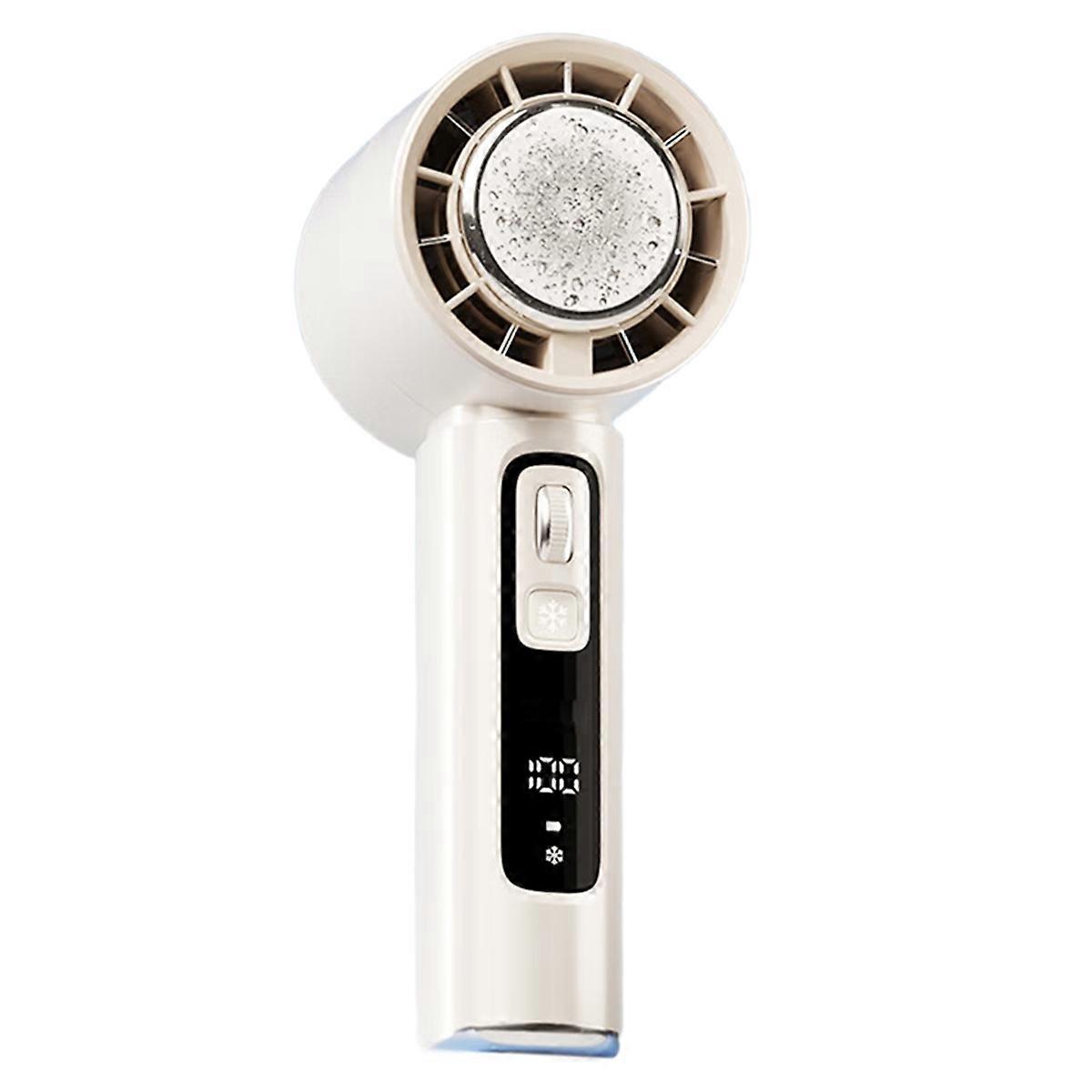 Semiconductor Refrigeration High-Speed Handheld Electric Fan Khaki