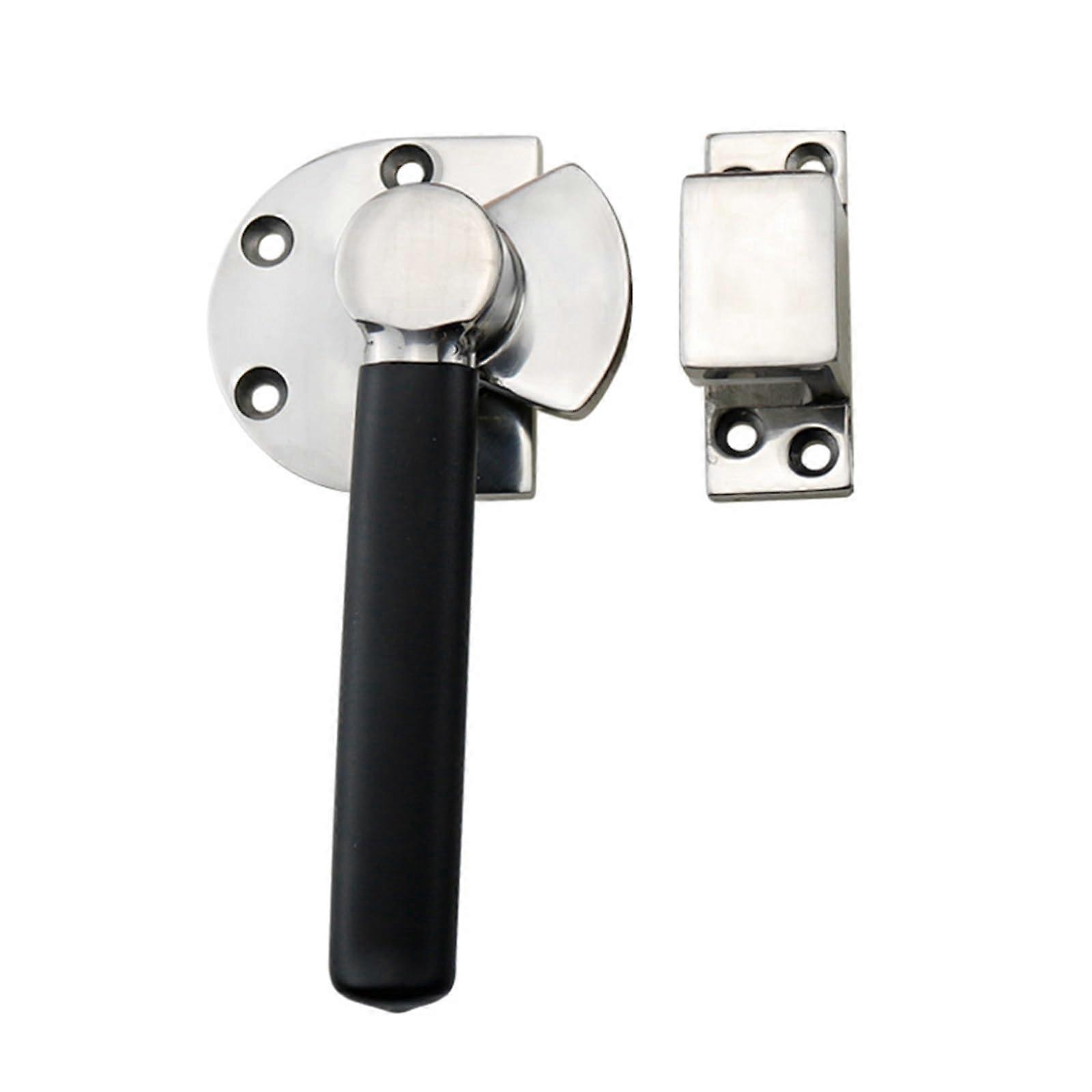 Stainless Steel Construction Machinery Vehicle Door Handle Lock Refrigerated Container Door Rotating Tightly Closed Handle 1Pcs (Color : L)