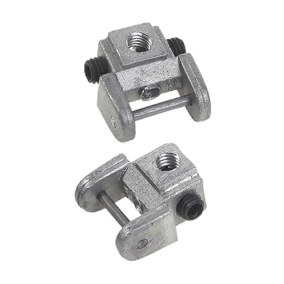 2Pcs Scroll Saw Blades Holders Conversion Kits Pin-Less Adapter Metal Upper/Lower Blade Holders - FFY