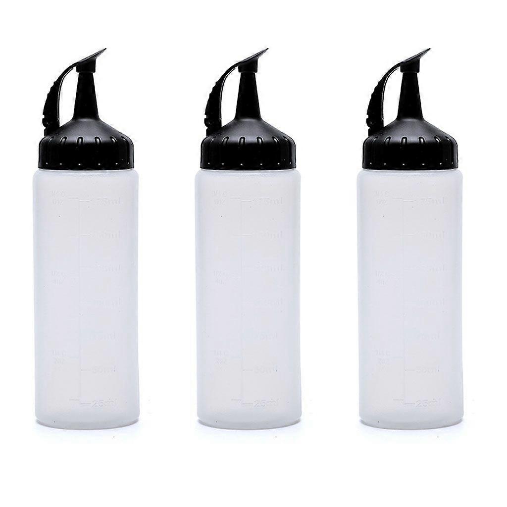 Multifunction Jar Salad Dressing Bottle Plastic Squeeze Oil Control Bottle