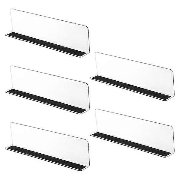5pcs Supermarket Shelf Dividers Supermarkets Commodity Classification Racks