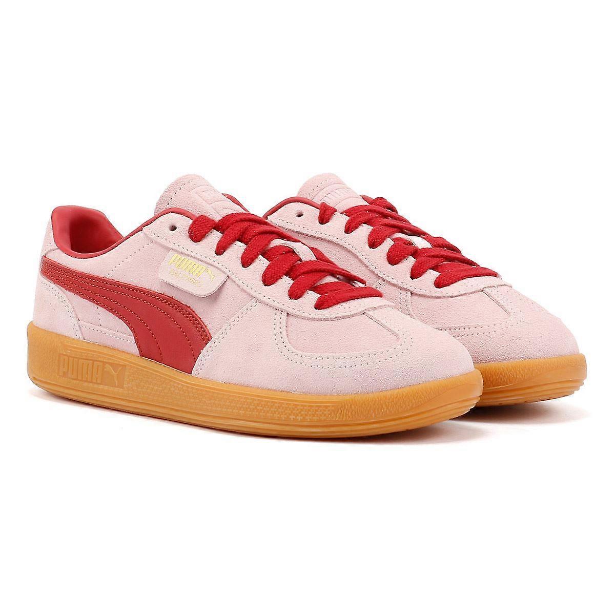 Puma Palermo Leather Rose/Dark Crimson Trainers