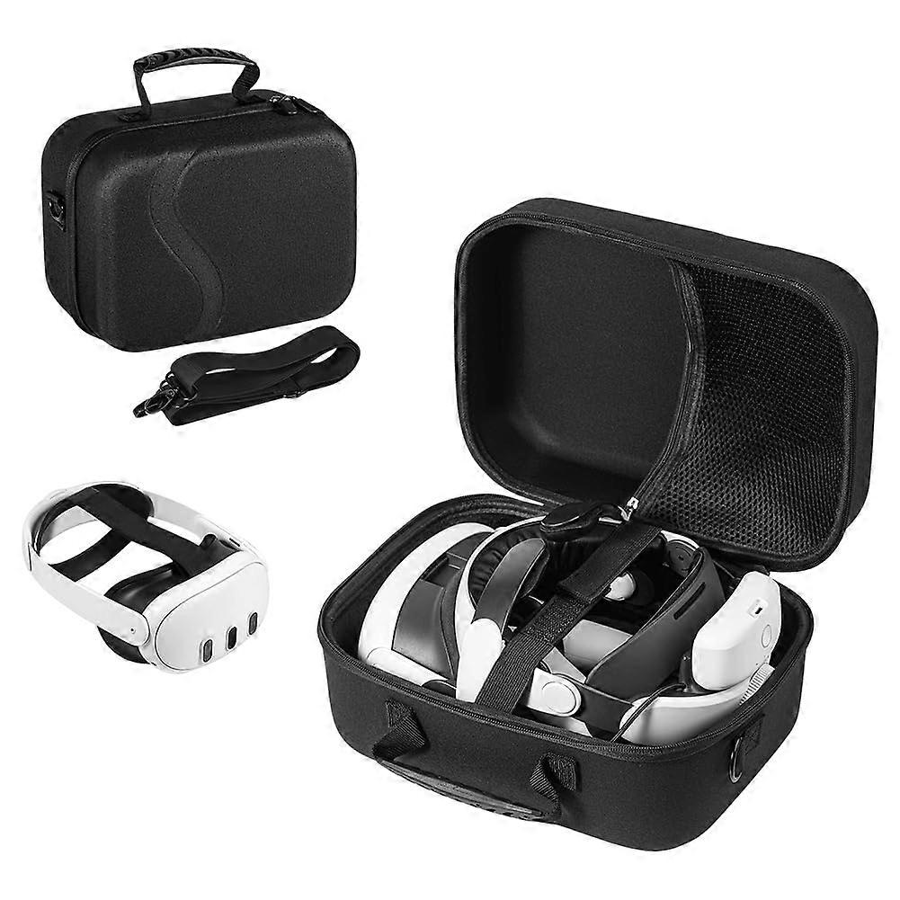 Hard Carrying Case Compatible with Meta Quest 3, Shell Case for Travel & Home Storage