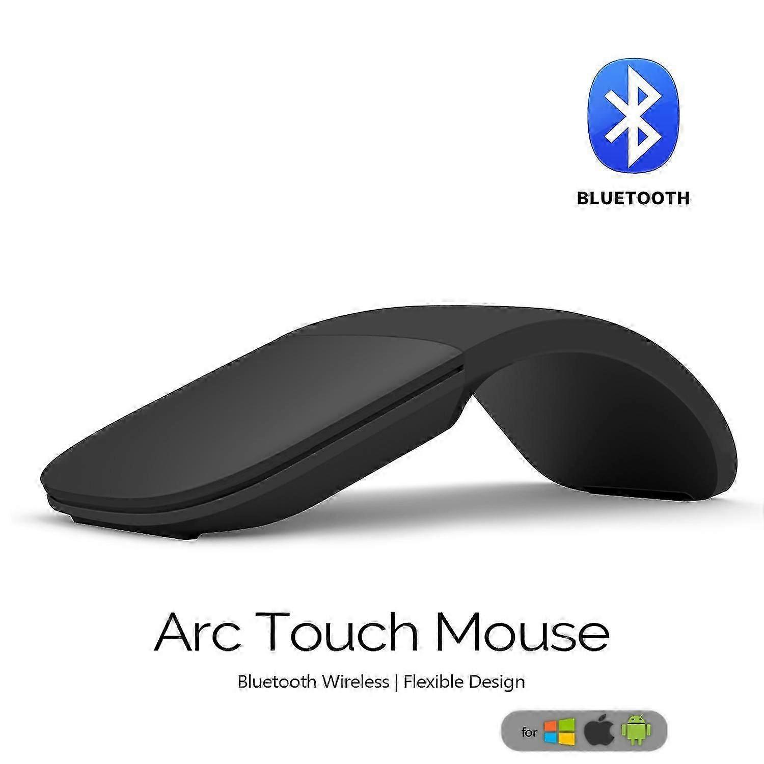 Wireless Folding Bluetooth Mouse Foldable Arc Touch Mini Mice Ergonomic Utra Thin Silent Gamer Mause For Microsoft Laptop PC Mac