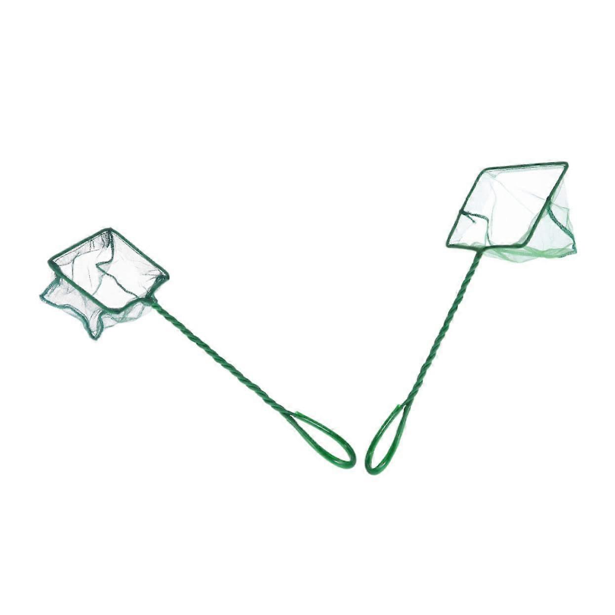 Fish Tank Net Aquarium Net Plastic Net Fish Tank Supply Fish Net for Small Fish and Shrimp Green