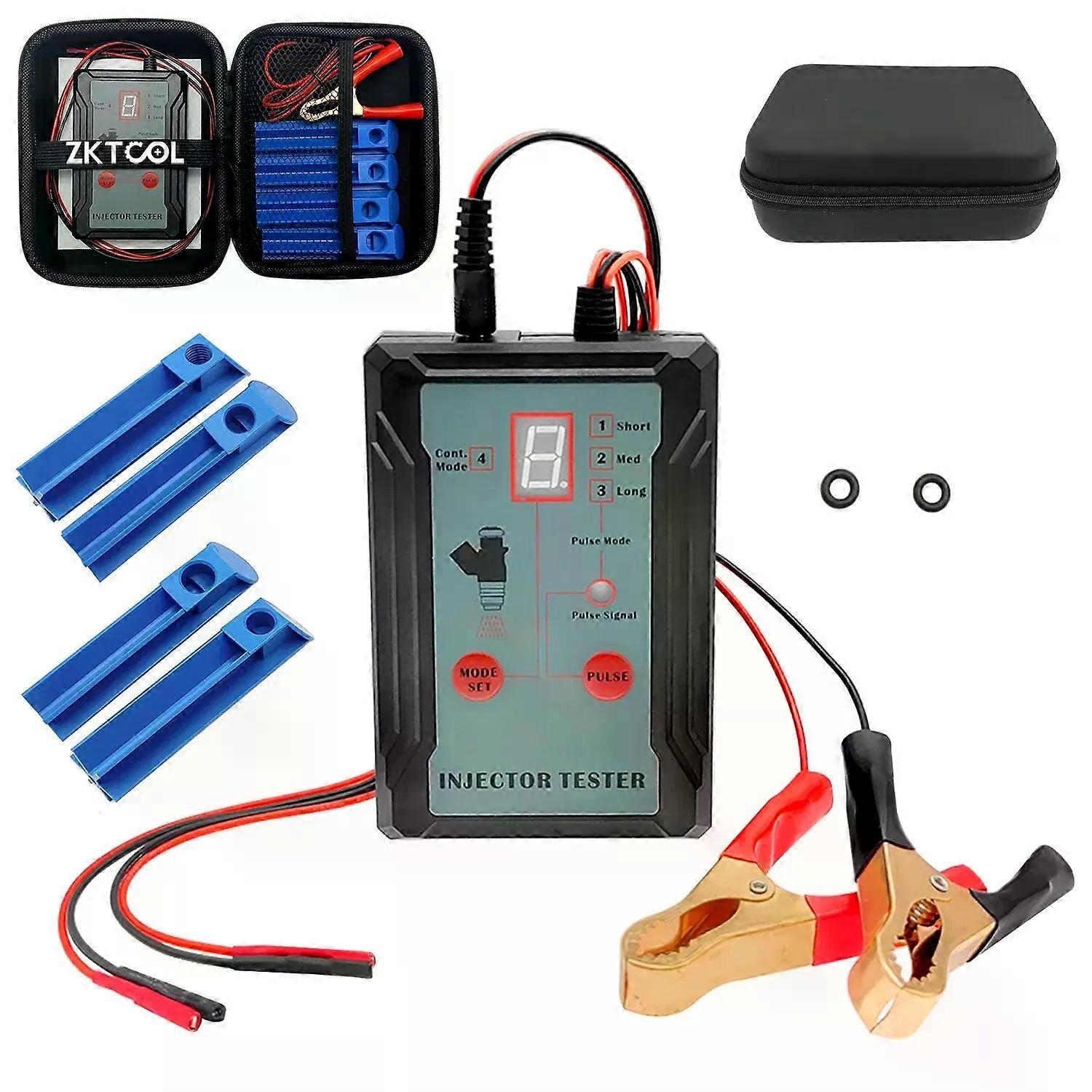 Testeur d’injecteur de carburant amélioré et outil de nettoyage de bricolage - testez deux injecteurs simultanément Mode d’entraînement à 8 impulsions