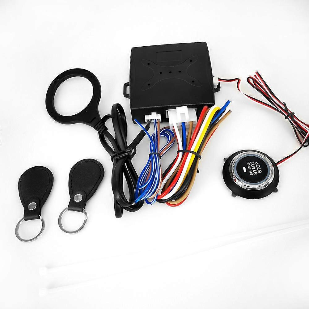 Keyless Entry & Anti-Theft System for Cars, One-Button Start, RFID Immobilizer