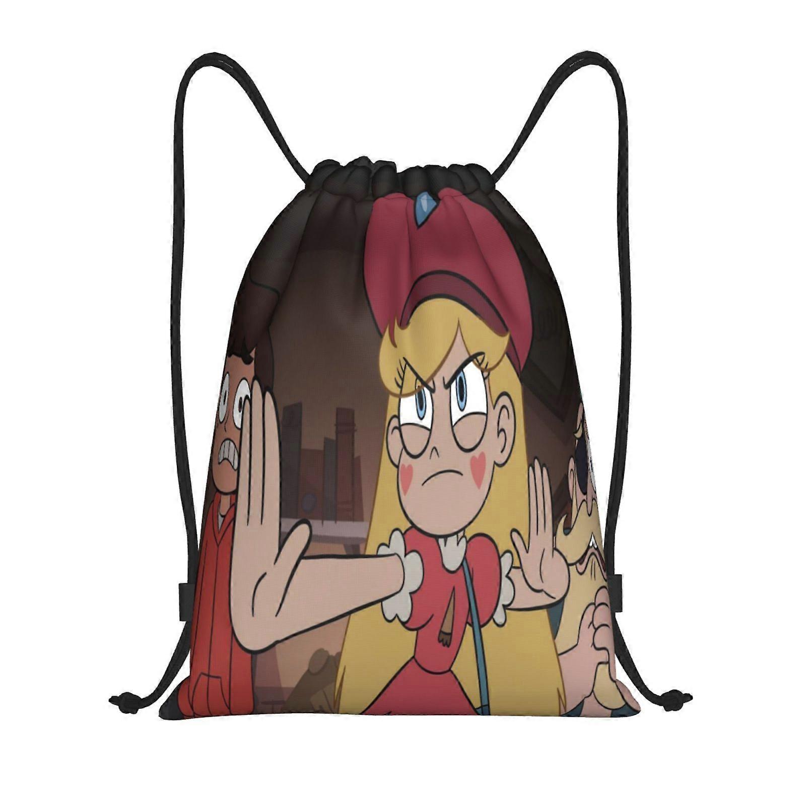 a153 Star vs. the Forces of Evil Canvas double shoulder backpack modern and simple style for all-day convenience h153