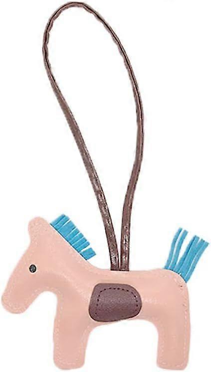 SDIGV Kožený střapec Pony Keychain Kožený šitý kůň styling roztomilá módní taška doplňky
