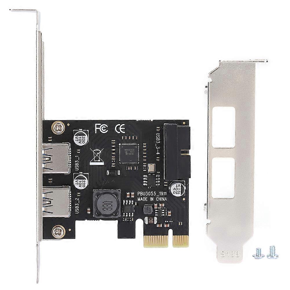 Riser Card PCI E to USB3.0 Desktop Computer Accessory with Front 19 / 20PIN Interface