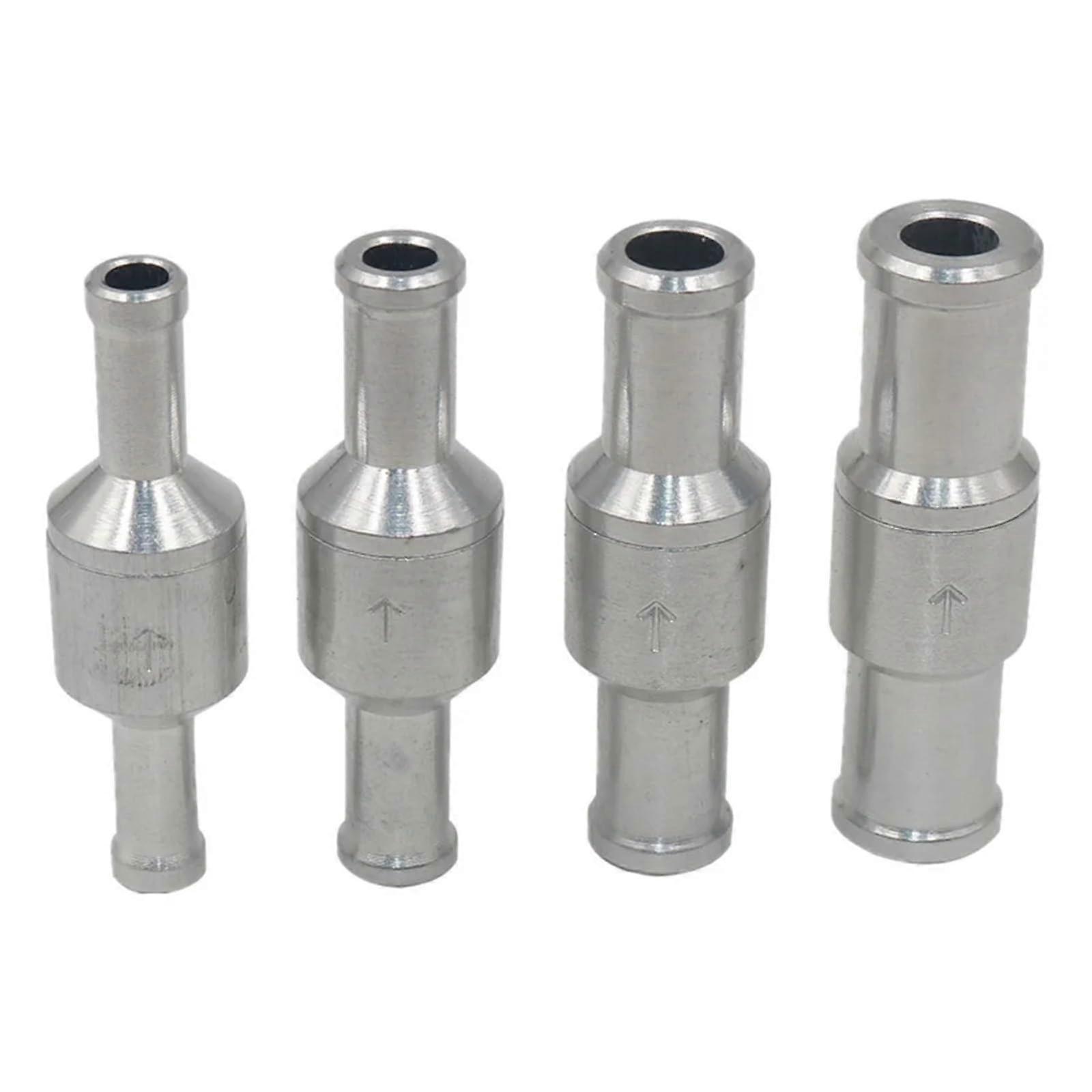 Fuel Oneway Check Valve Aluminum Alloy DN4 with 4 Nozzles for Versatile Usage and Compatibility