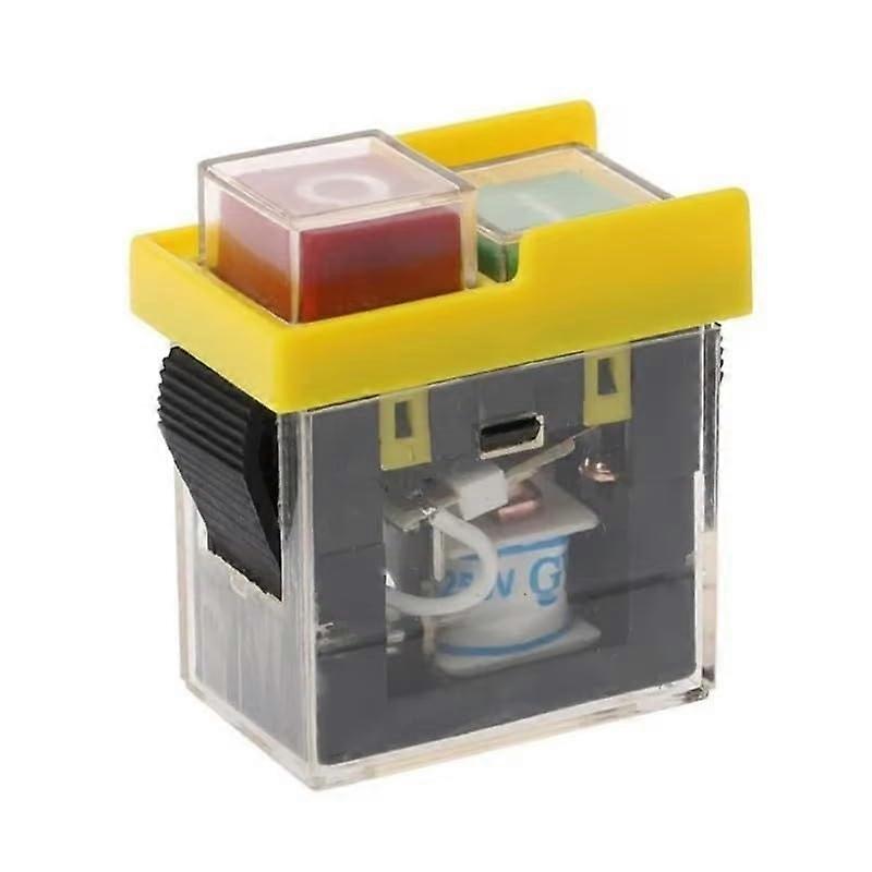 250V Electromagnetic Switches Magnetic Start Button PowerOff Protections SelfLocking Switches Fit for KJD6 5E4