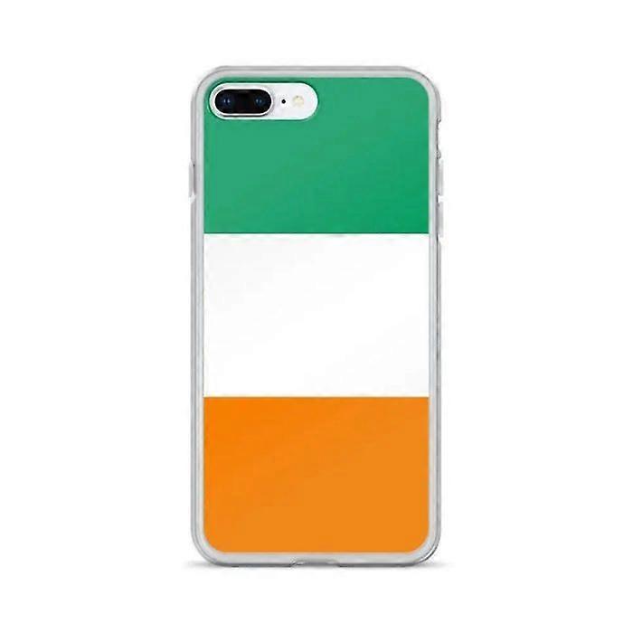 iPhone Case - iPhone 8 Plus - Ivory Coast Flag - Flexible - Multicolor - Vertical