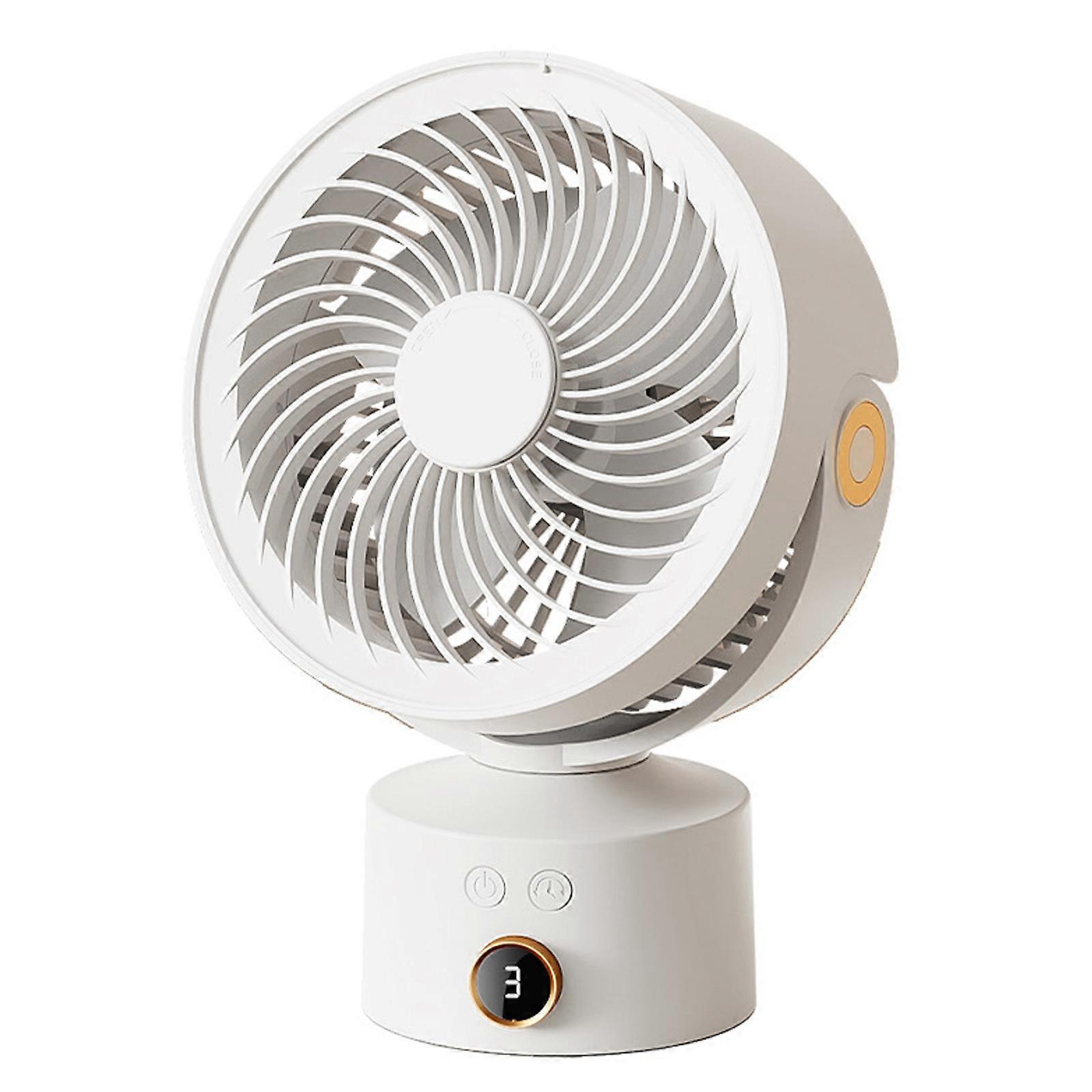 pratico piccolo ventilatore da tavolo comodo ventilatore da tavolo ventilatore da ufficio 4000mAh ventola di raffreddamento ad aria ricaricabile adatta per la casa