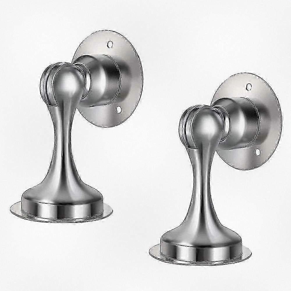 Indoor Anti-collision Door Stopper Suitable for Various Brands, Rust-proof and Durable, Double-sided Tape, No Punching (2 Pieces)