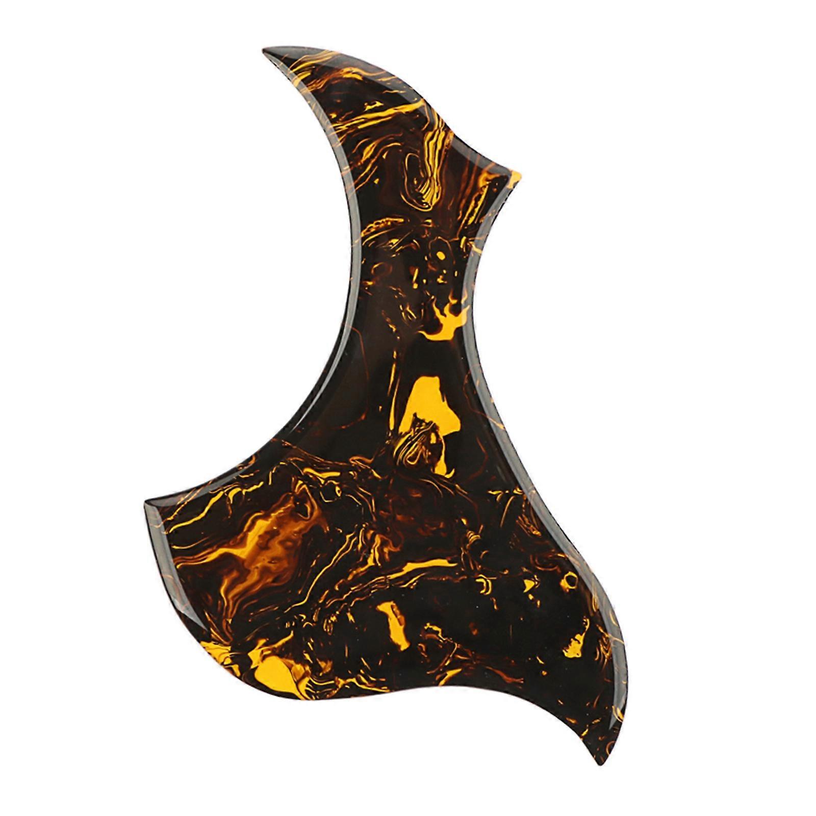 Scratch Plate Electric Guitar Protector Yellow Pattern Electric Guitar Pickguard PVC Texture for String Instrument