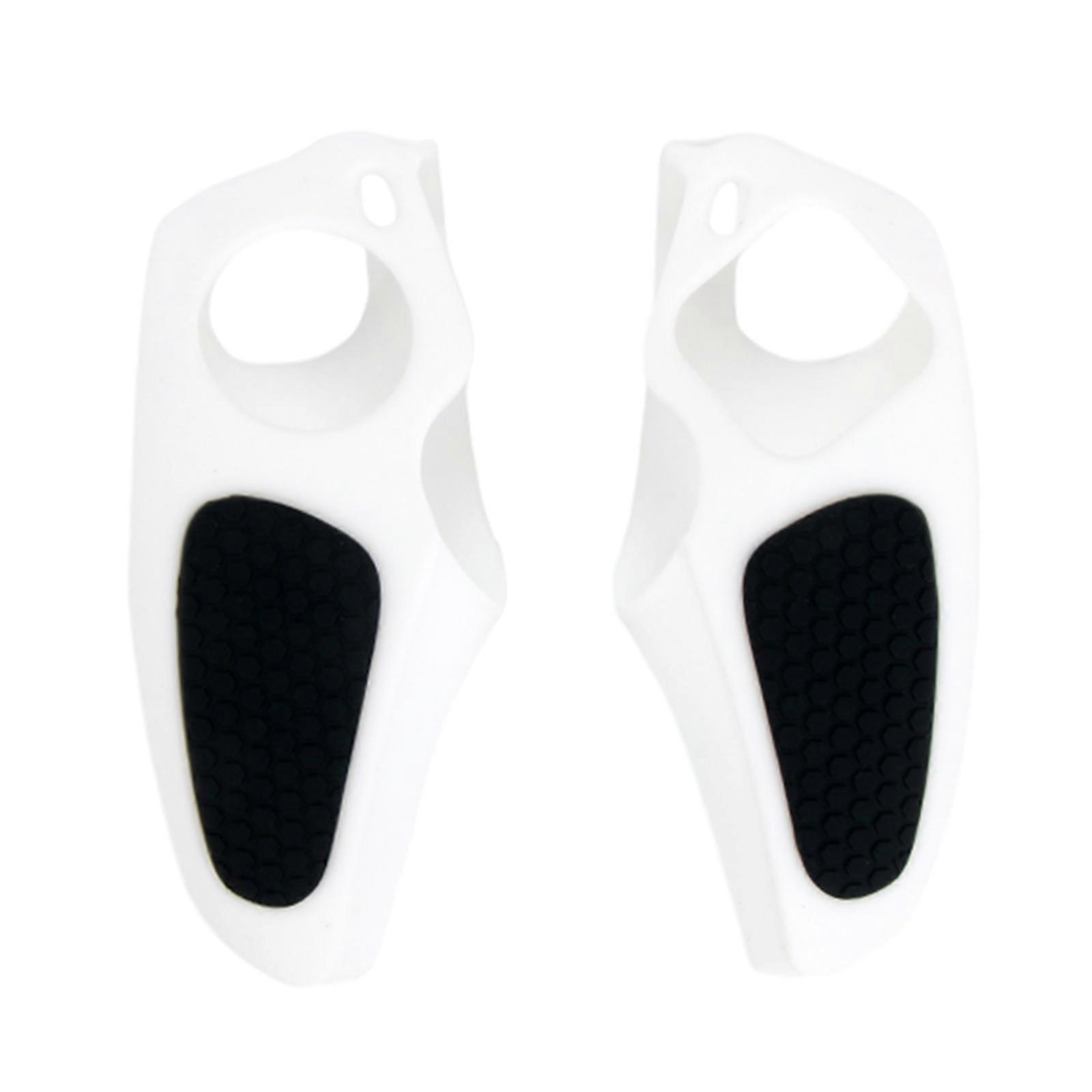 Soft and Skin-friendly Silicone Case for P5 PS Portal Game Console Anti-slip Grip Sleeve Against Scratches and Drops two tone white
