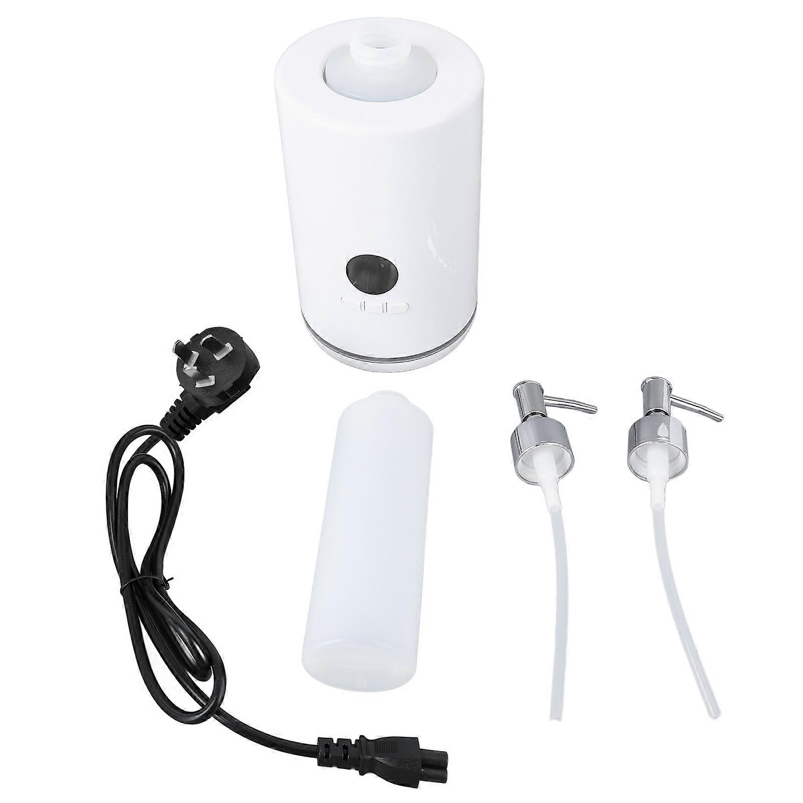 Massage Oil Heater 360 Degree Heating Single Bottle LED Touch Screen Temperature Control Lotion Warmer with 2pcs Bottles 100‑240V AU Plug