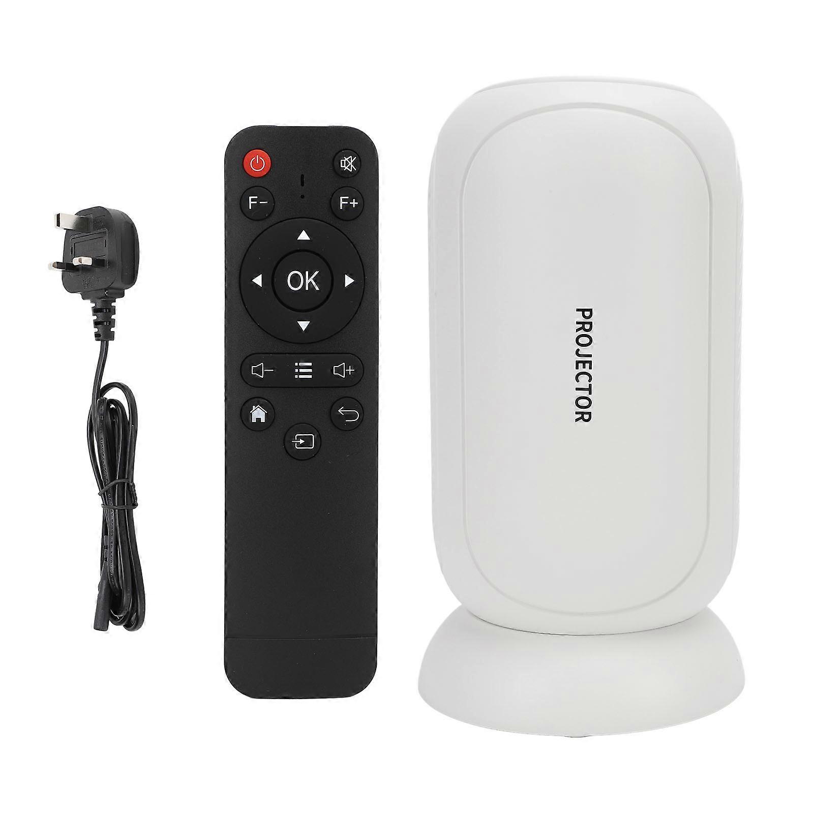 Smart 6K Projector WiFi6 Bluetooth 5.3 Home Theater Projector for iOS Android UK Plug