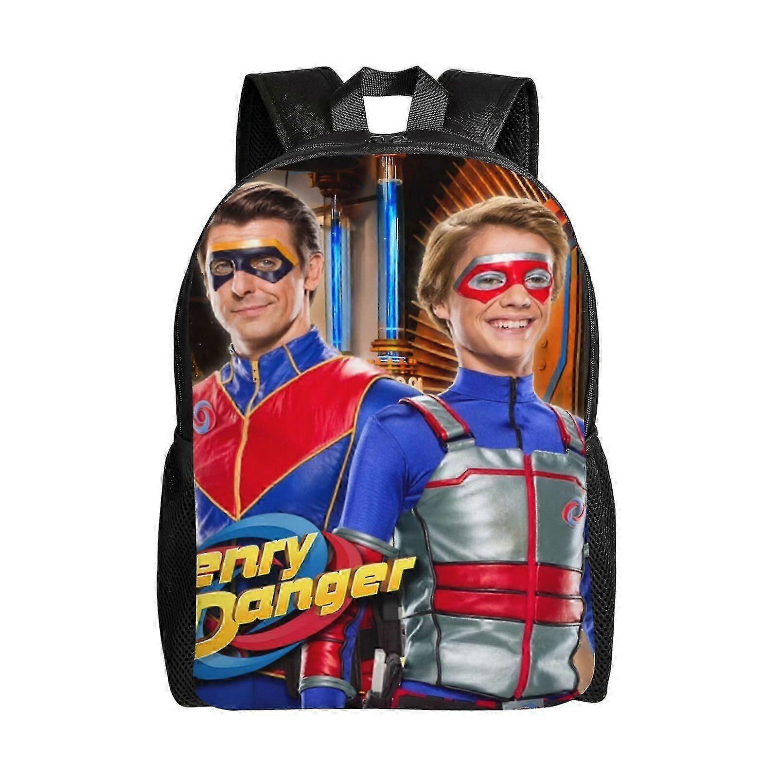 ヘンリー デンジャー シーズン 2 ユニセックス バックパック 大人、十代の若者、子供向けの軽量デイパック