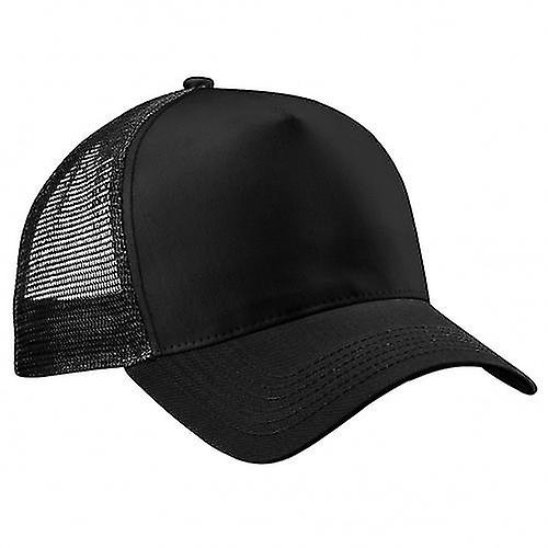 Beechfield Mens Half Mesh Trucker Cap / Headwear (Pack of 2)