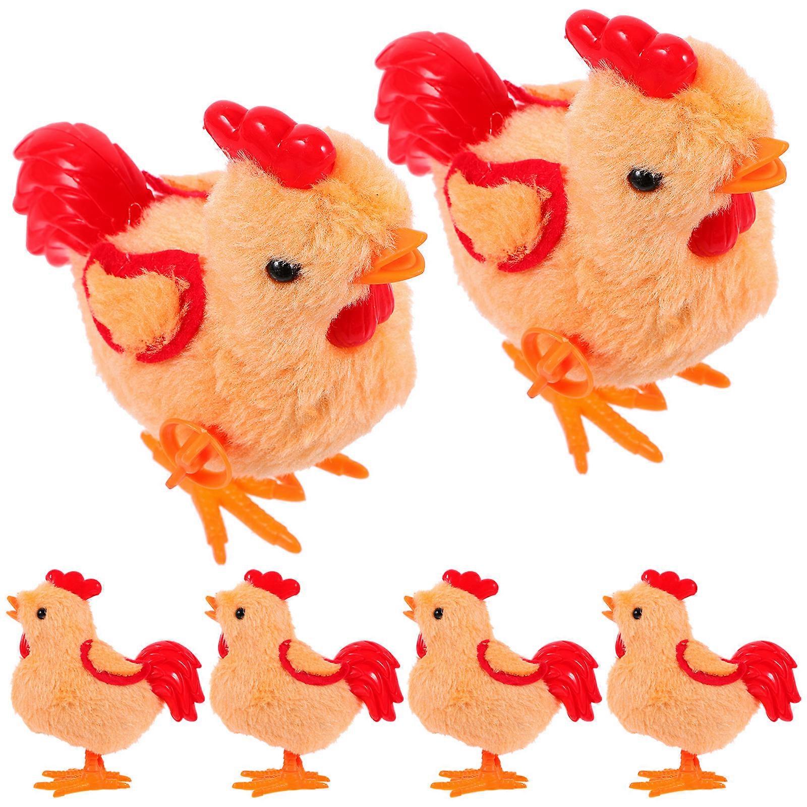 Unique Easter Toys, Walking Rooster Toy with Characteristic Clockwork Design for Kids