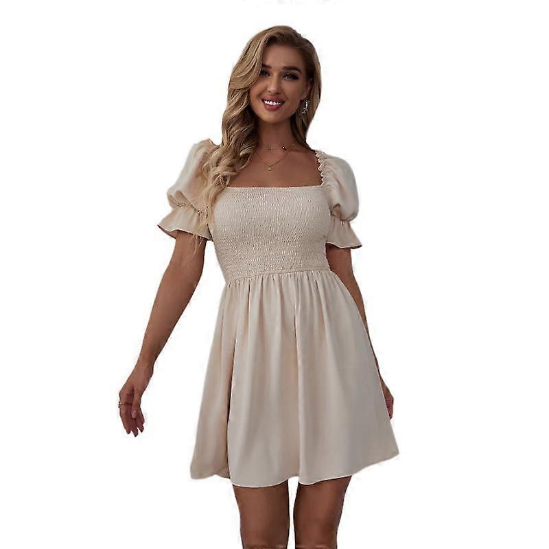 sachin and babi light blue dress Forcement Balloon Sleeve Dress Volume Sleeve Street Style Minimalist F