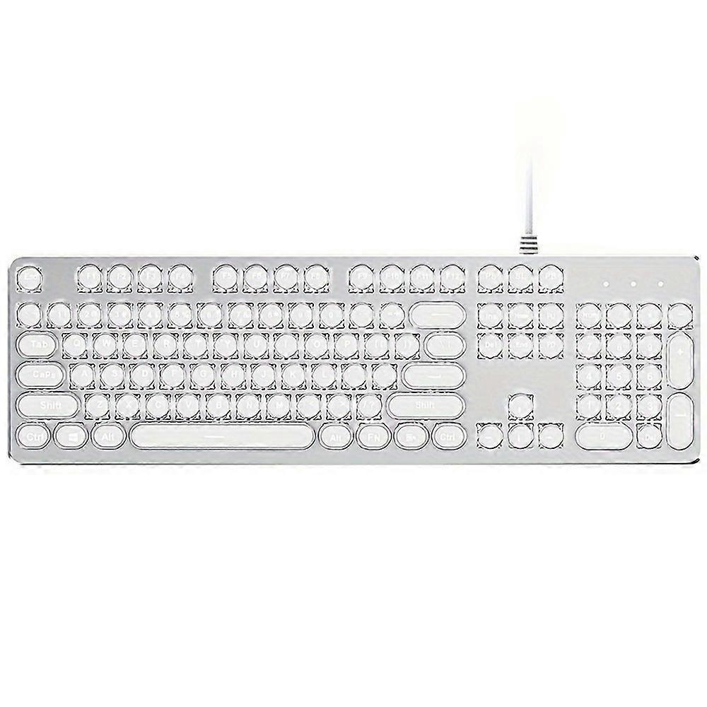 EWEADN TK100 Punk Wired Keyboard Computer Laptop Mechanical Keyboard