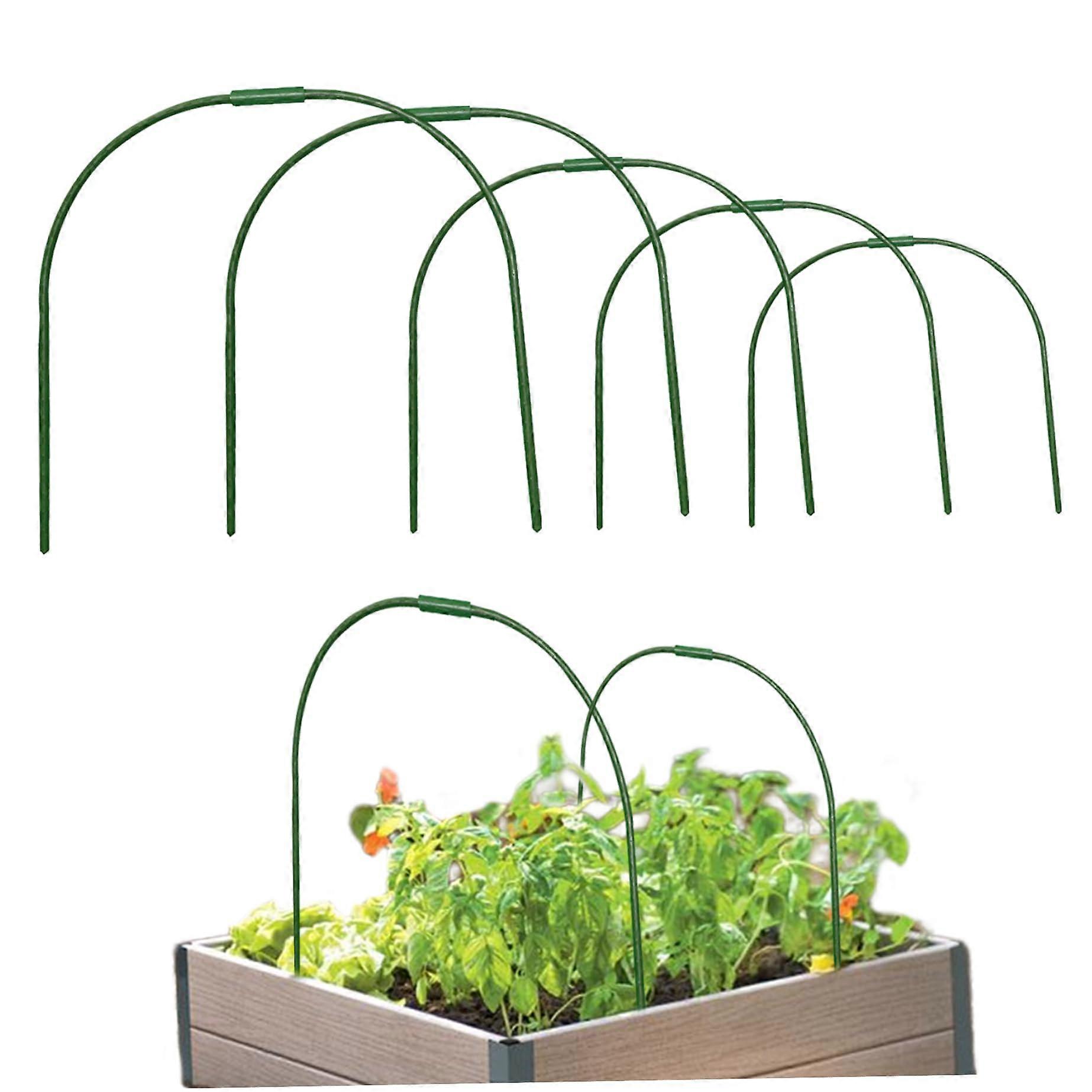 Garden Referen for Net Greenhouse Tyres, 6 Sets Grow Tunnel 18.9 Inch Long Garden for Fabrichoops