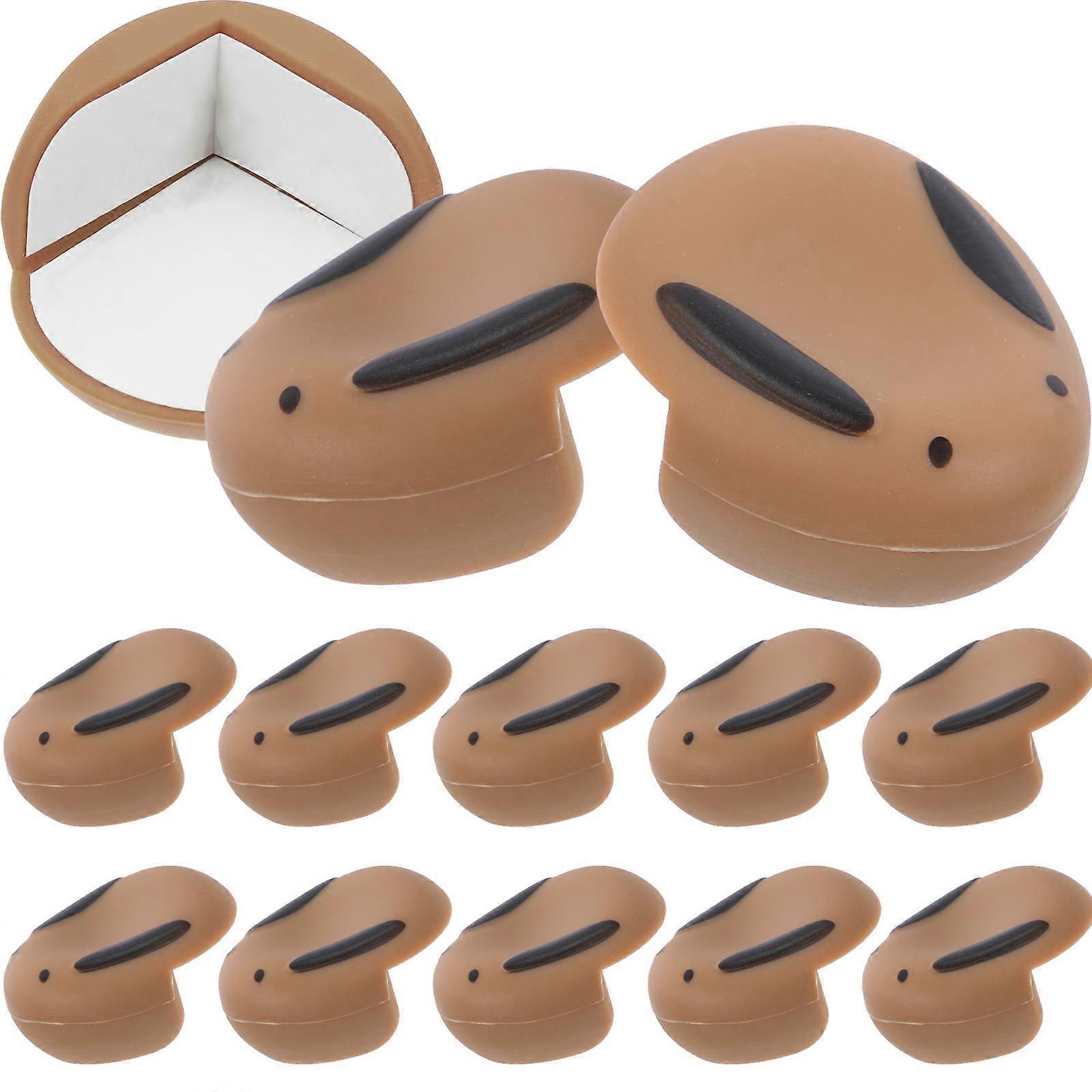 Silicone Corner Protector Desk Corner Protector Rabbit Shape Furniture .5X3.5X1.5CM 10Pcs