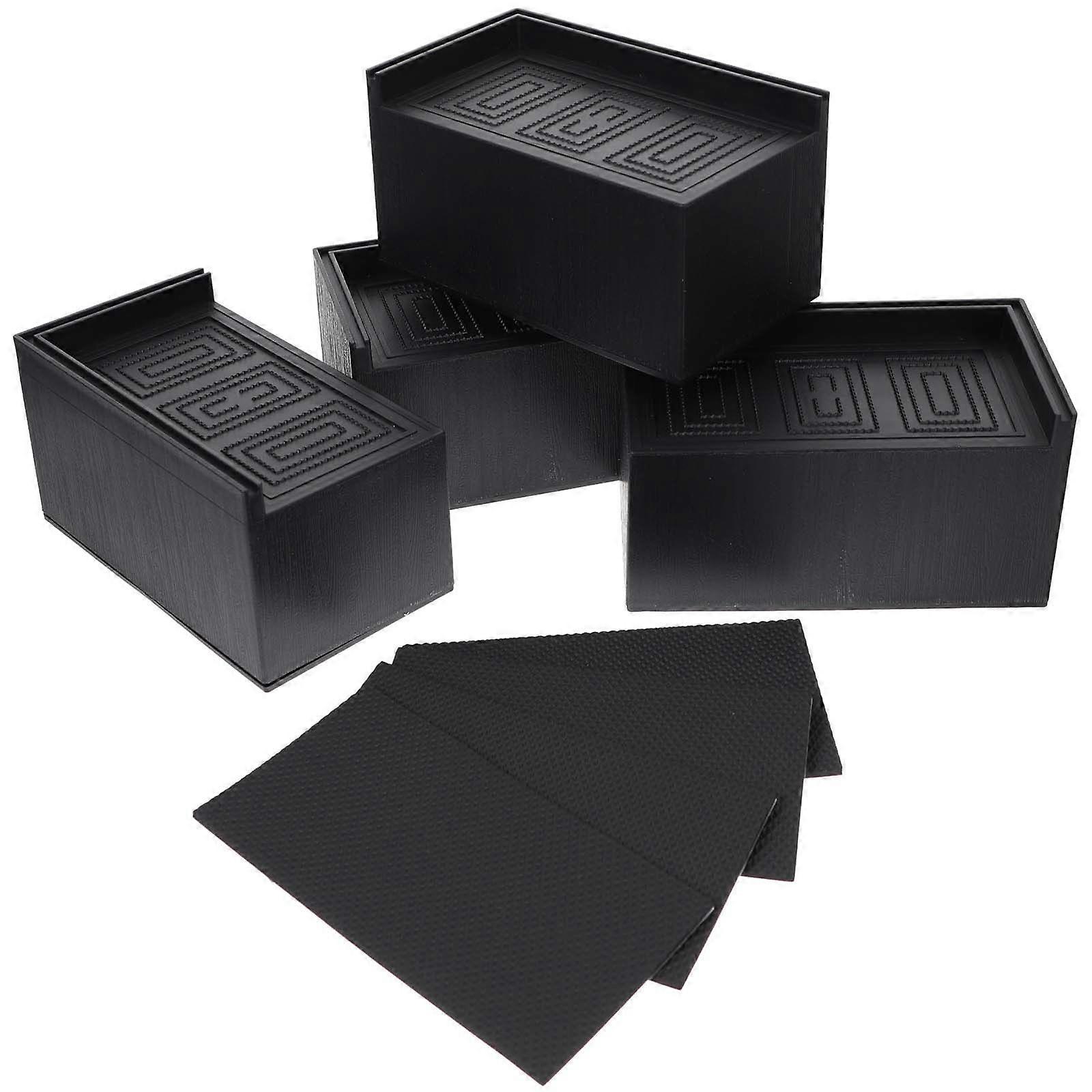 4 stk møbelnivellere møbelfødder møbelben nivellerer til trægulv