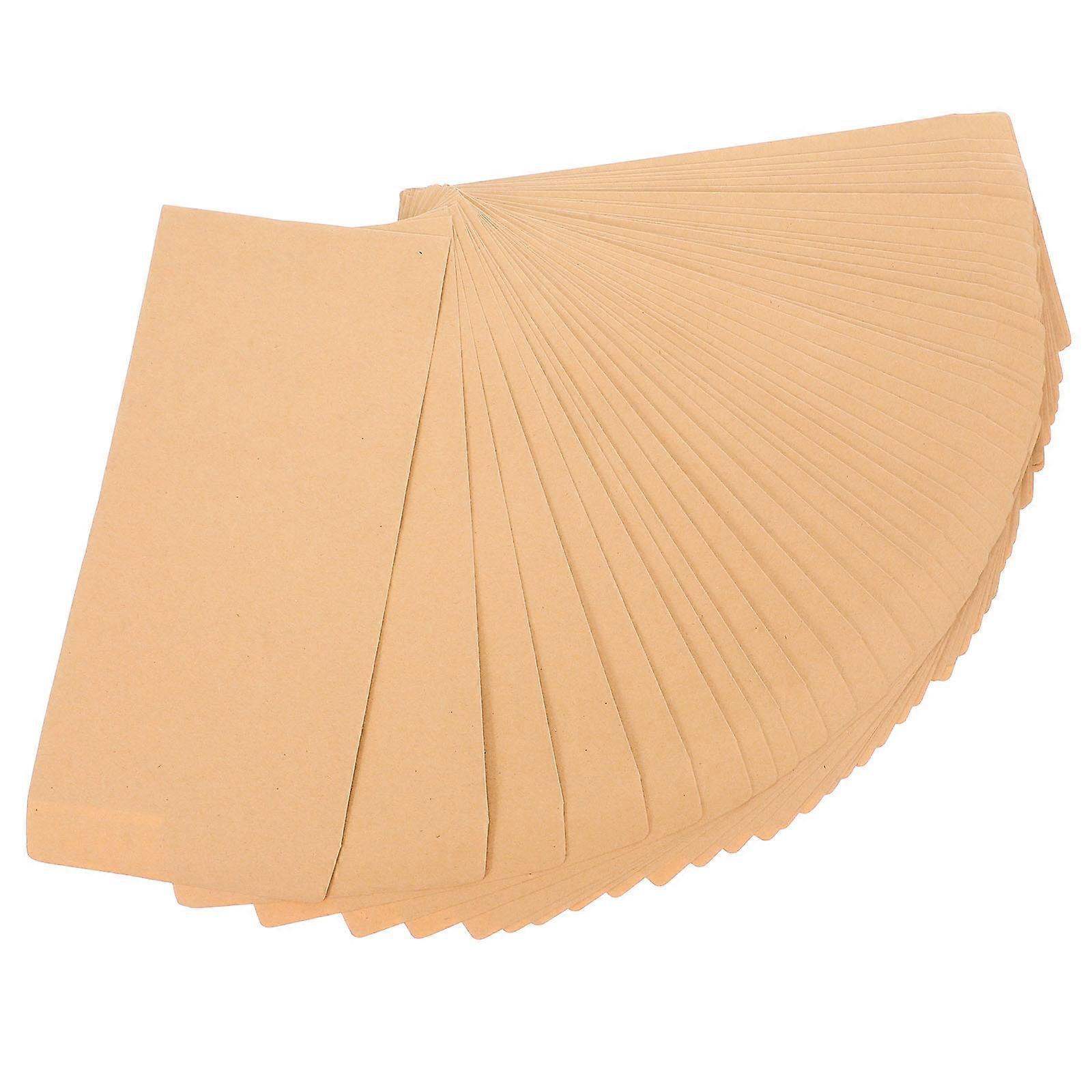 Mailing Envelopes Classic Envelope Personal Storage Kraft Paper 100gsm C5 Size Light Yellow 22.9x16.2cm Marking and Drawing 50Pcs