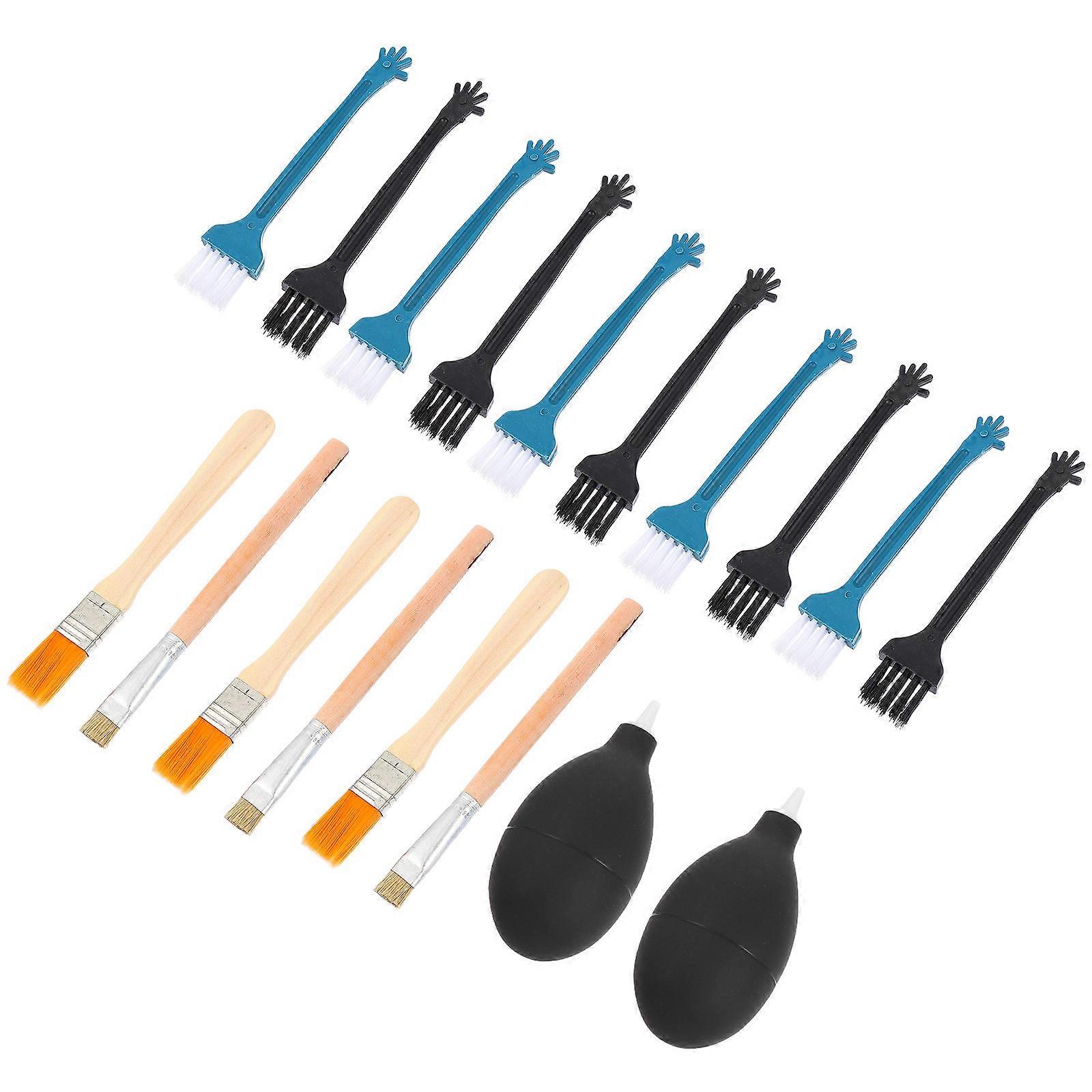 Multi-Functional Headphone Cleaning Set Headset Cleaning Brush Daily Use Assorted Color 13X1.5CM Cleaning 2 Sets