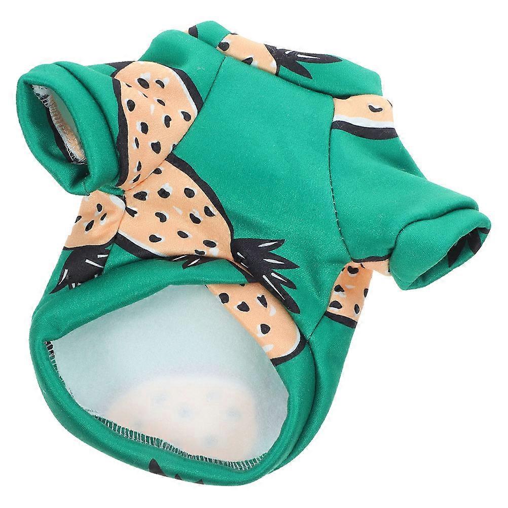 Dog Pet Apparel Cartoon Pattern Cat Costume Reusable Hand Washable For Pets 1Set