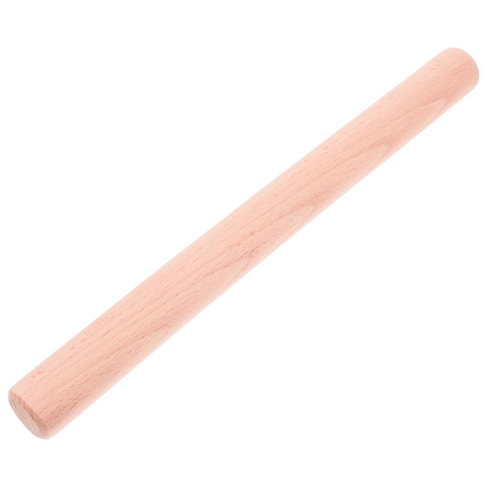 Solid Wood Rolling Pin with Comfortable Grip, Compact Dough Roller for Pizza, Noodles, and Dumplings – Sturdy & User Friendly Kitchen Baking Tool