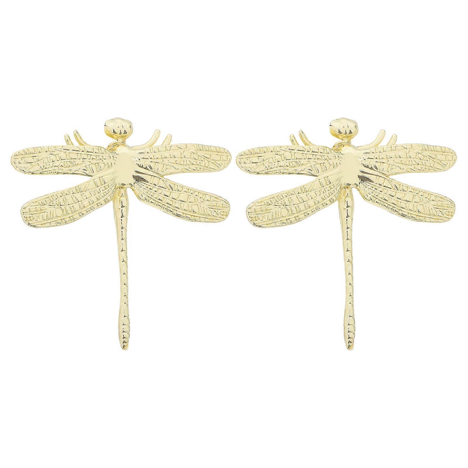 مقابض أبواب مجلس الوزراء اليعسوب مقابض الريف نمط سبائك الزنك خزانة الملابس الزخرفية يسحب 2 قطعة