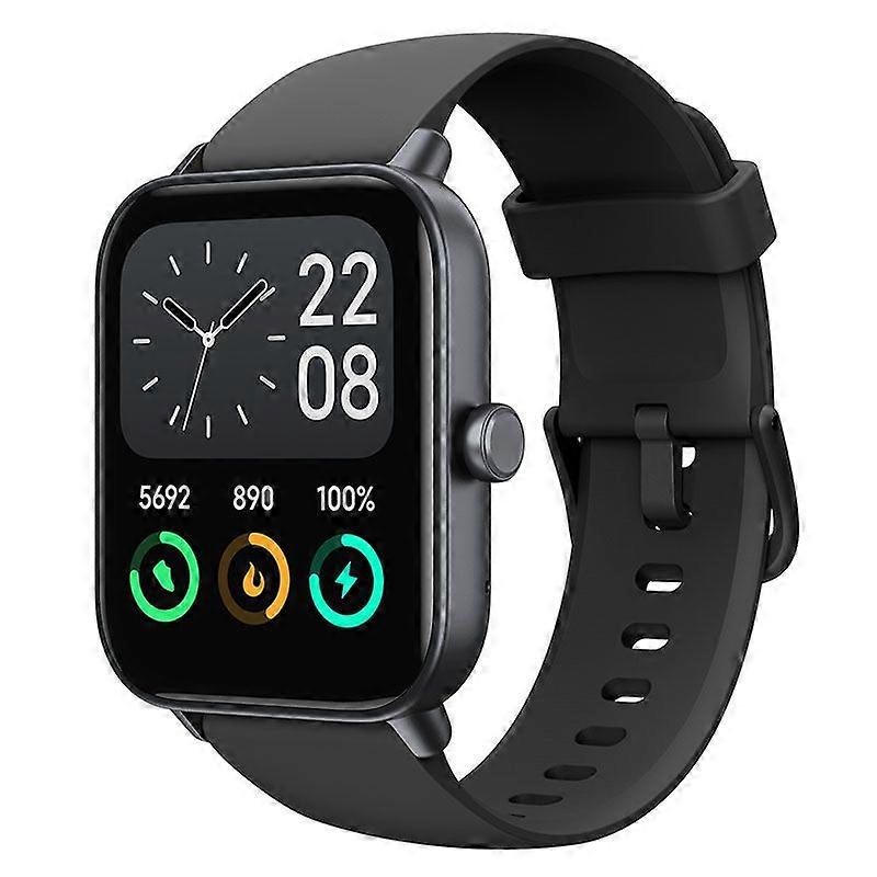 Smart watch, 1.8 inches, multiple function options, suitable for iOS and Android, Black
