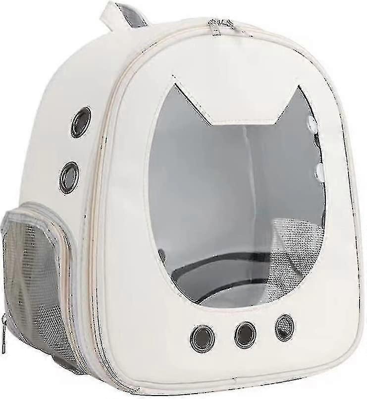 حقيبة النقل للقطط والكلاب ، حقيبة ظهر سفر شفافة للحيوانات الأليفة في الهواء الطلق ، حقيبة حمل القطط المحمولة السفر للتنفس