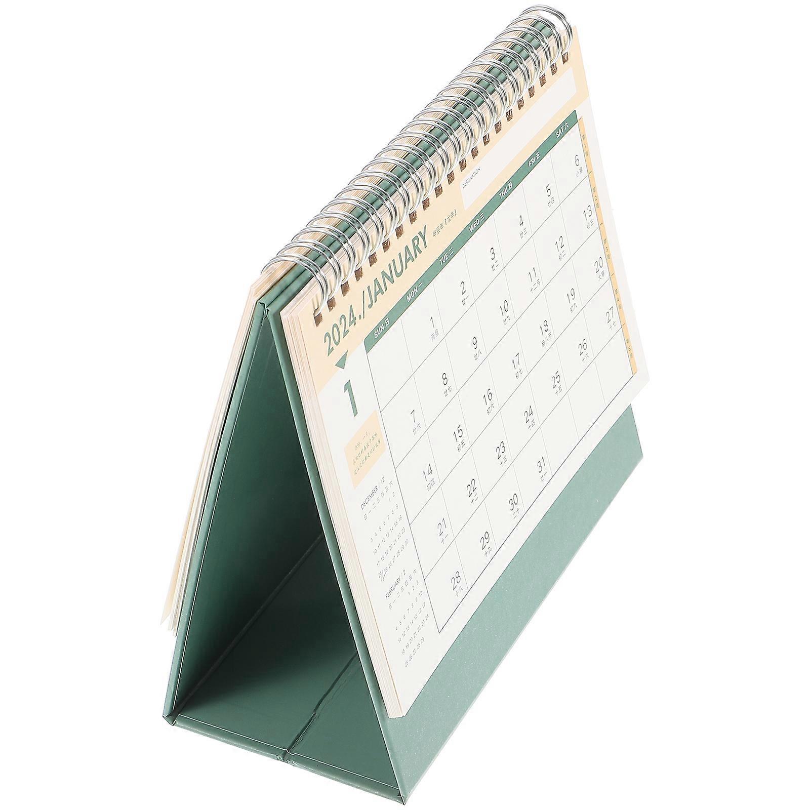 Standing Calendar For Desk Office Organization Business Office 7.5X6.3X3.3in Professionals Home 1Pcs