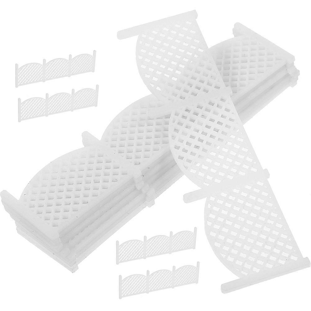 Mini Garden Fence Mini Decorative Fence Diy Enthusiasts Simulation Model 10Pcs