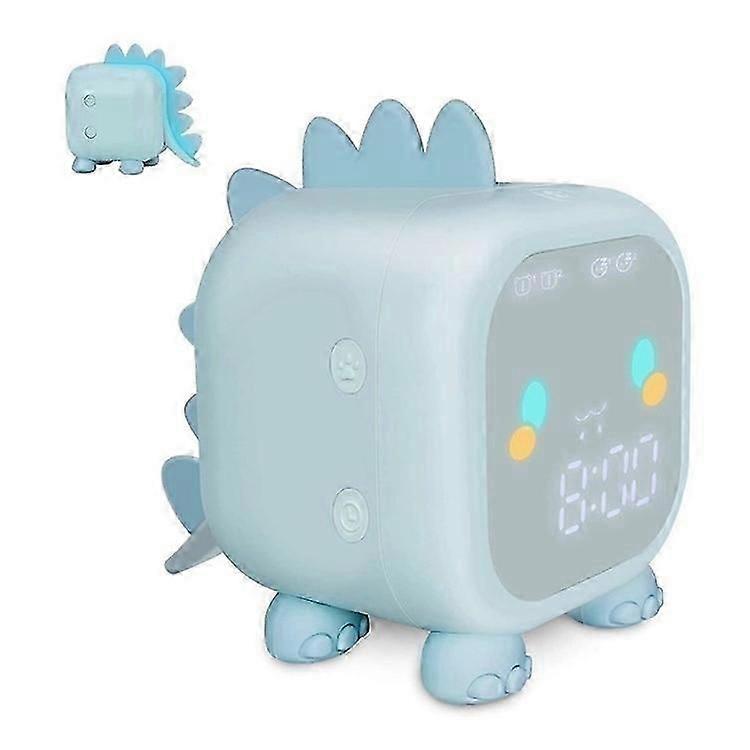 "Kids Digital Alarm Clock Dinosaur Clock Children's Sleep Trainer Wake Up Night Lamp"