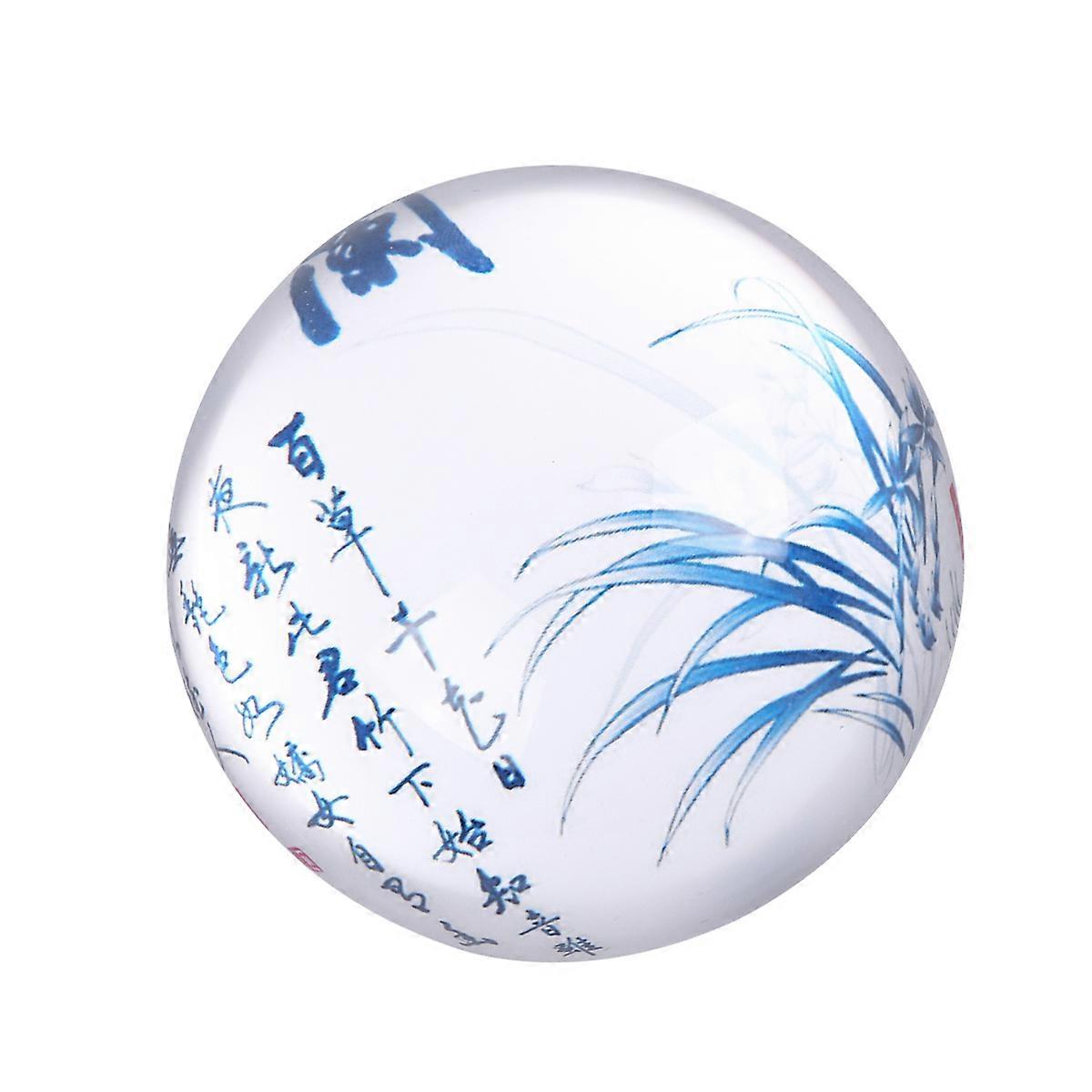 Paperweight Γυάλινη σφαίρα εσωτερική διακοσμήσεις Home School 1Set