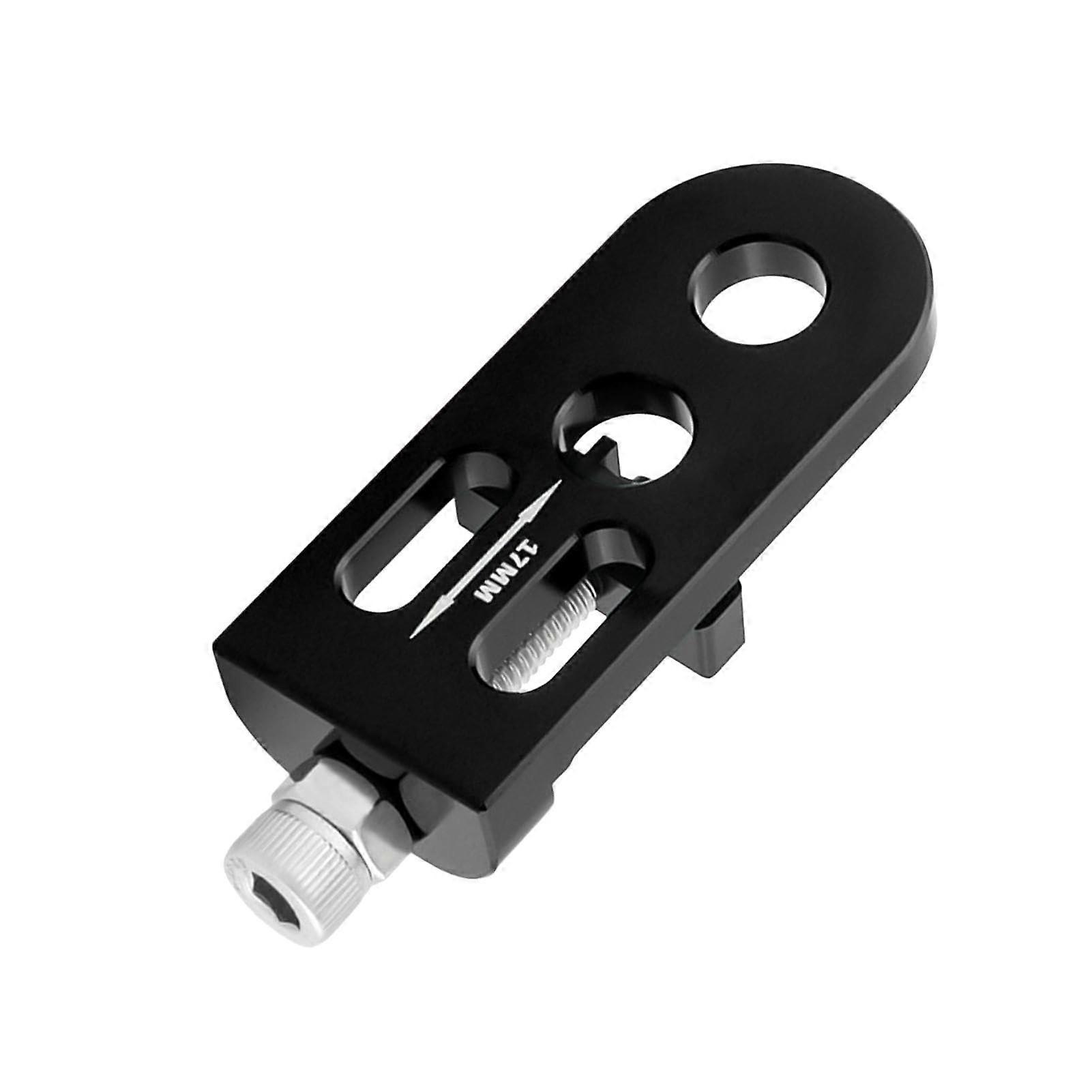 Bicycle Chain Tensioner High Strength Adjustable Chain Guide for Mountain Bikes and Folding Bikes Schwarz