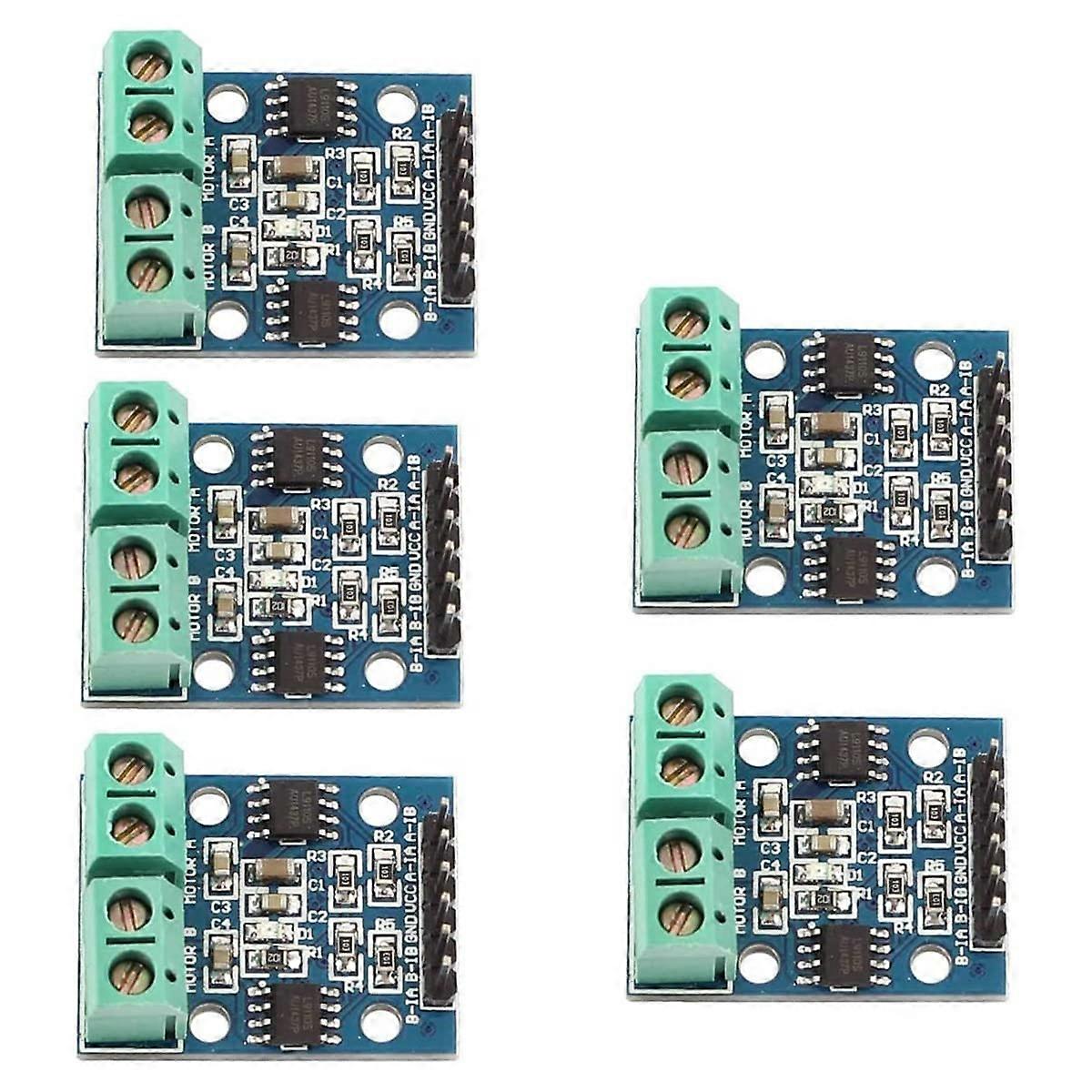 5 Pieces L9110S 2Channel DC Stepper Motor Dual Motor Driver Module Controller Board for Ref: 2728