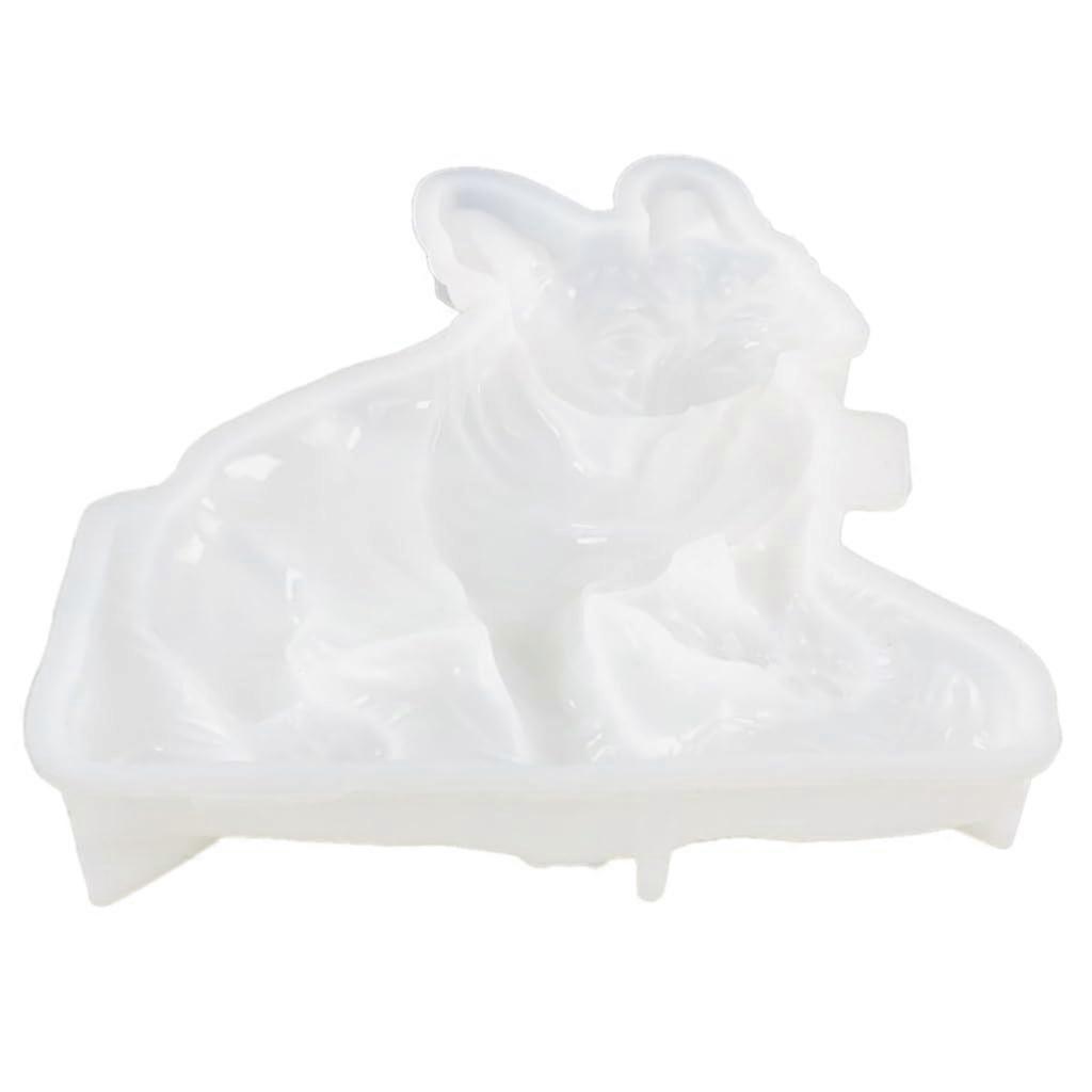 3D Dog Silicone Mold for Crystal Epoxy Resin Casting – DIY Crafts Plaster Form for Creative Projects