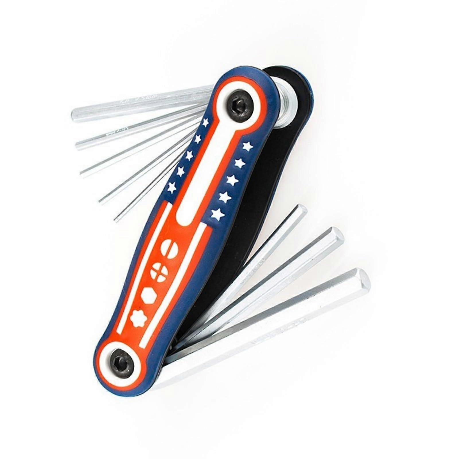 Bicycle tool set, 8in1 multitool, folding screwdriver for mountain bike, cycling,  key for emergency maintenance Ref: 6520