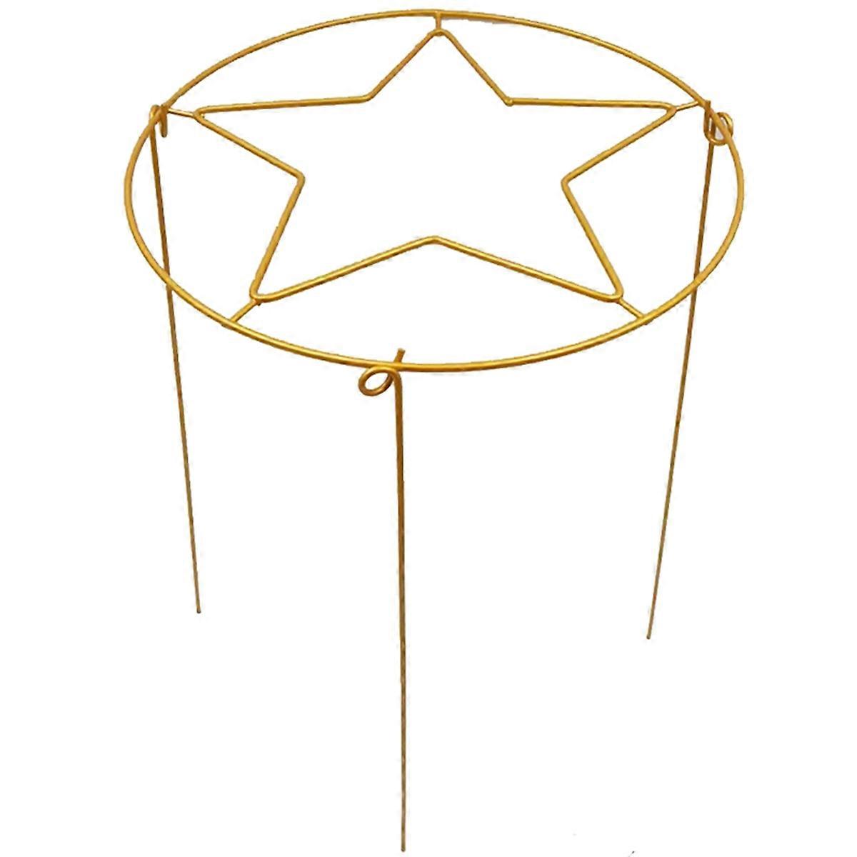 Garden Flower Support Ring,Adjustable Plant Support for Outdoor Flowers, Ideal for Climbing Plants, Easy to Install B