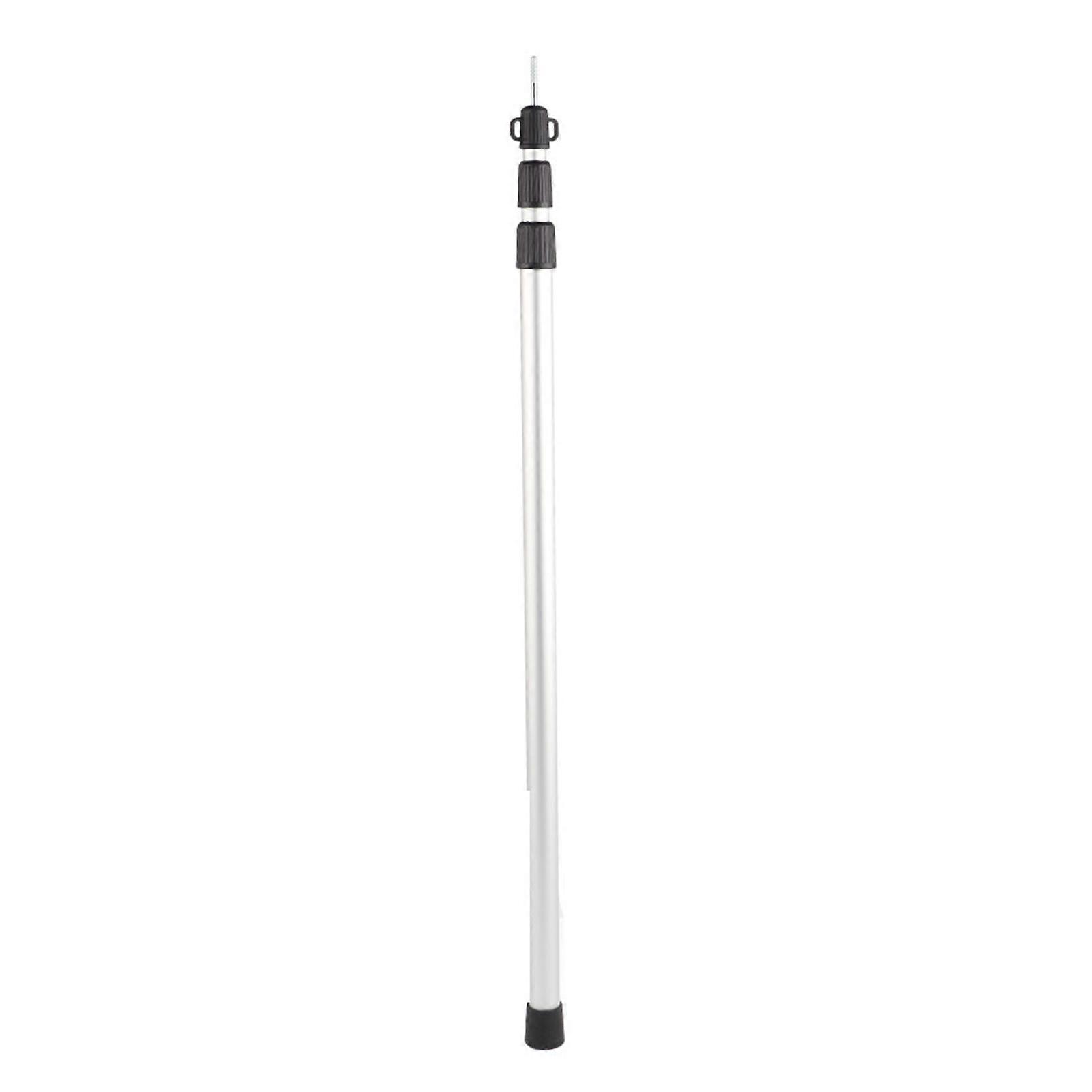 2.3m 3 Sections Aluminum Alloy Retractable Canopy Tent Outdoor Shelter Vertical Pole