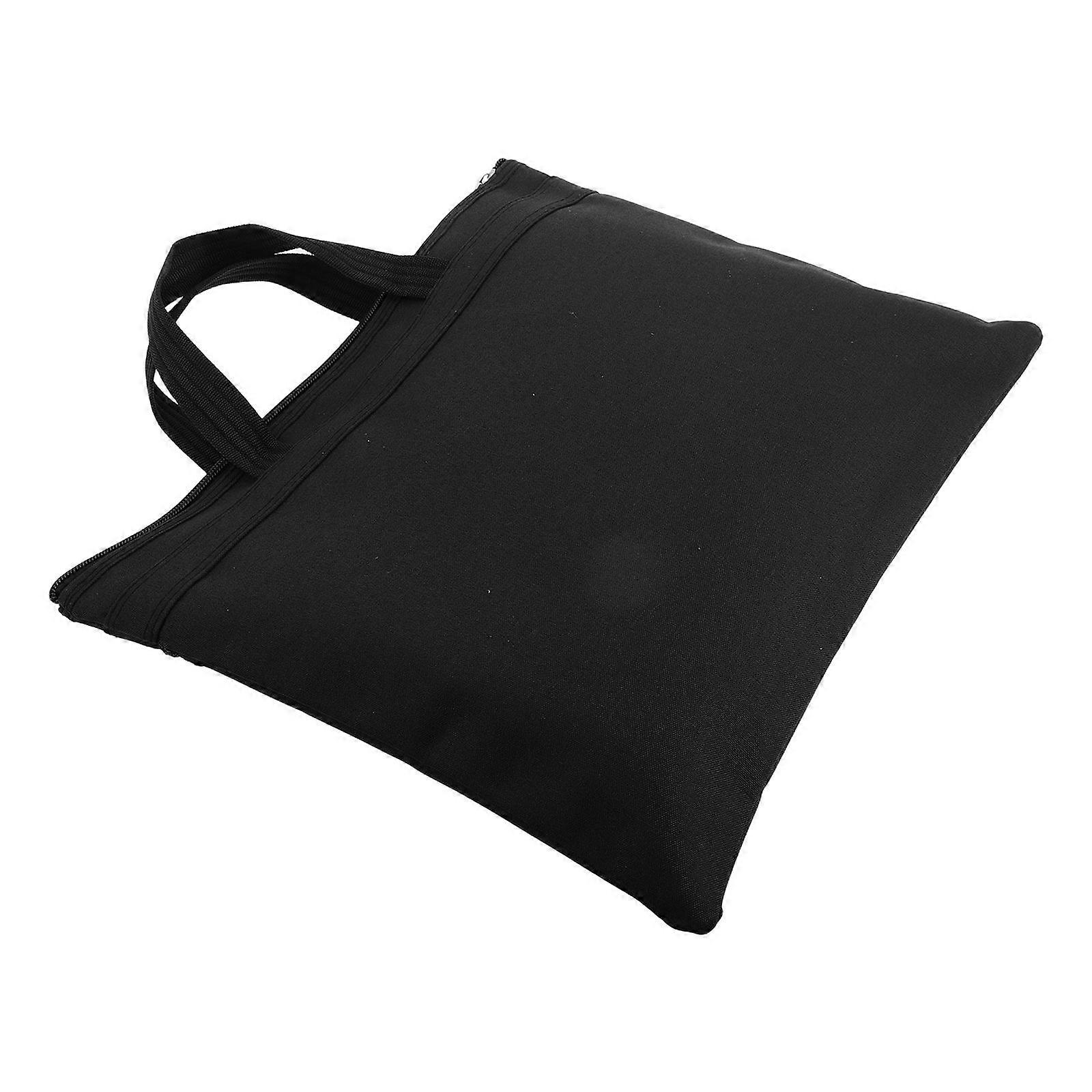 File Bag With Handle Document Briefcase Office Use Business People 35.70X30.20X2.00CM Large Capacity Storage 1Pcs